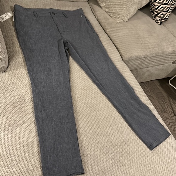 ADIDAS CROSSHATCH GOLF PAINT MENS  SIZE 36X30 - Picture 2 of 12